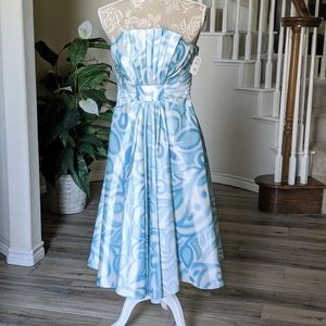 NWT Badgley Mischka Strapless Dress sz 0